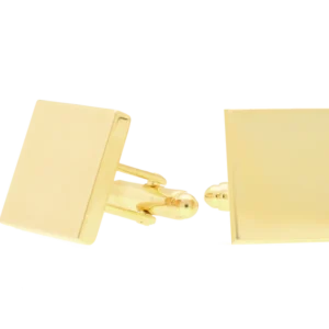Brass with Gold Cufflinks (Square)