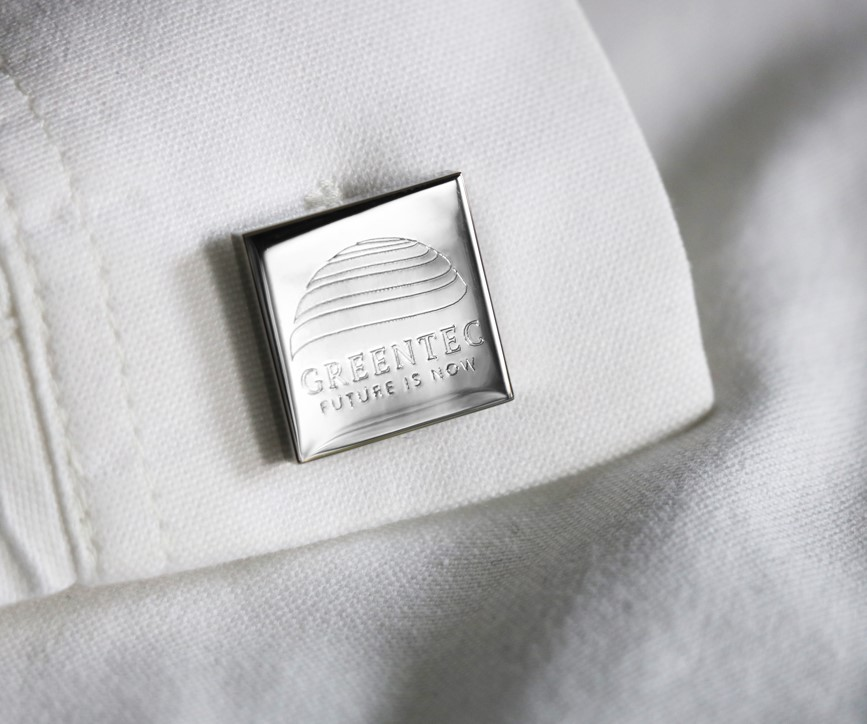Cufflinks with company Logo