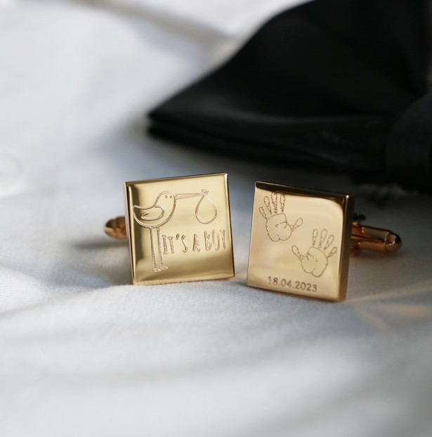 Custom Cufflinks as a Baptism Gift